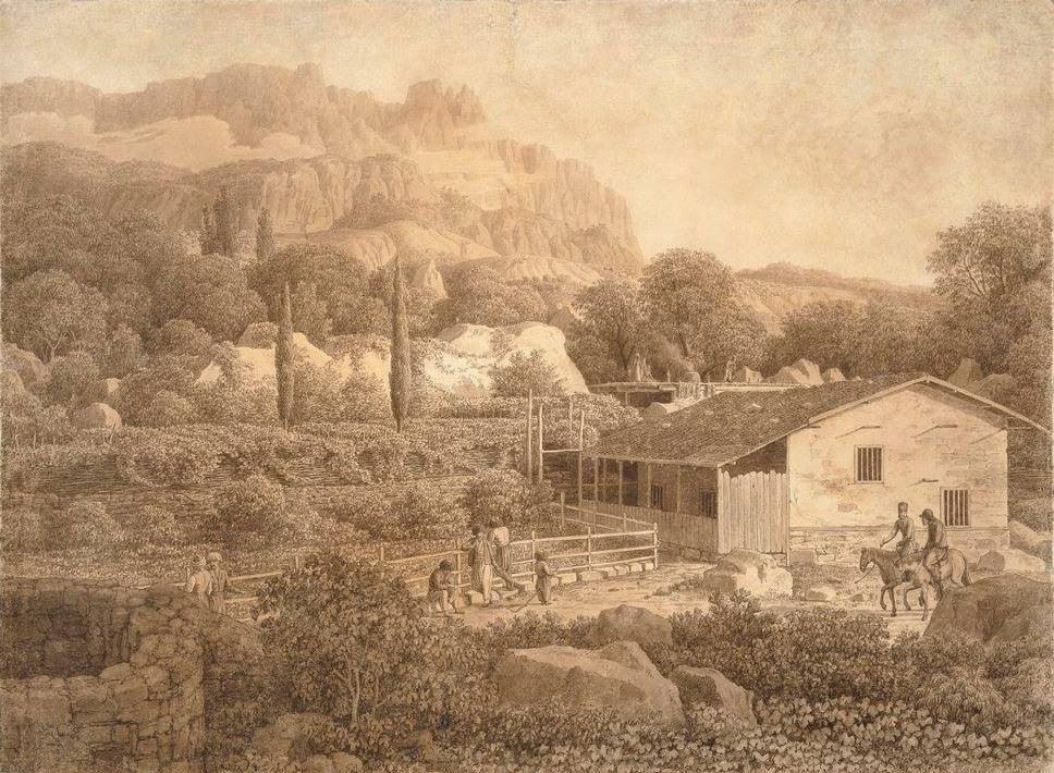 Такой увидел Алупку Карл фон Кюгельген. 1806 год