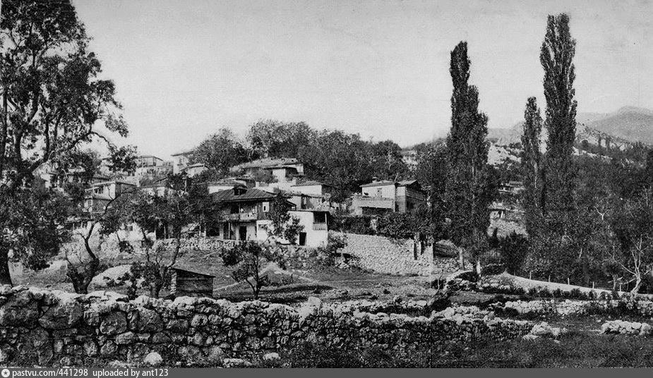 Вид деревни Симеиз и Симеизской долины. 1913 год