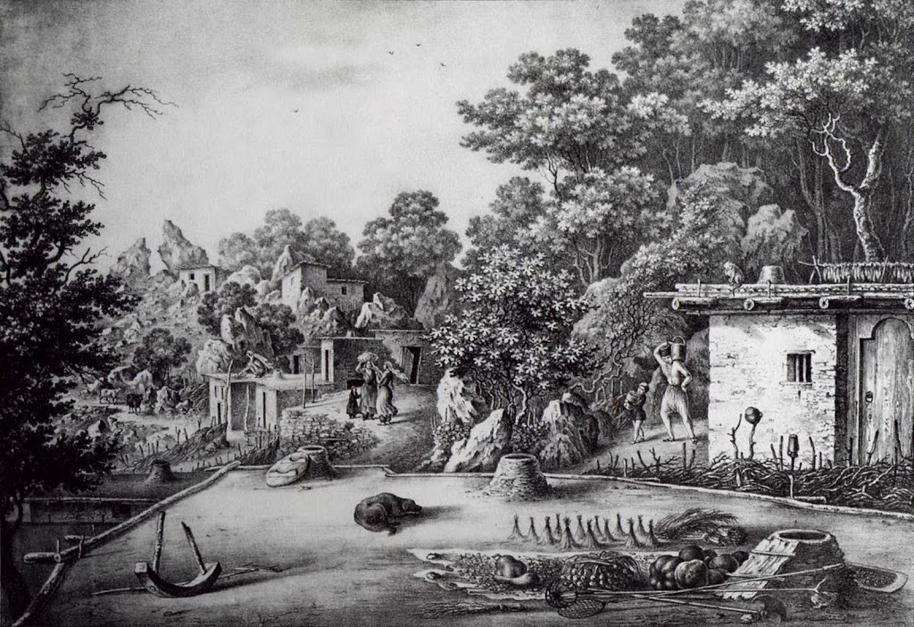 Симеиз. Рисунок Федора Гросса, 1840-е годы